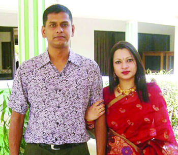 সন্দেহভাজন জঙ্গিনেতা জাহিদুল ইসলামের সঙ্গে তার স্ত্রী জেবুন্নেসা শিলা