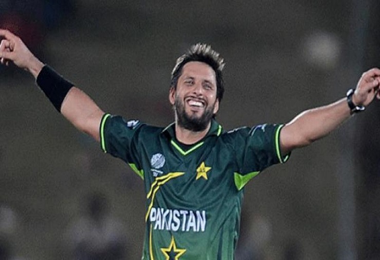 shahid afridi jersey number