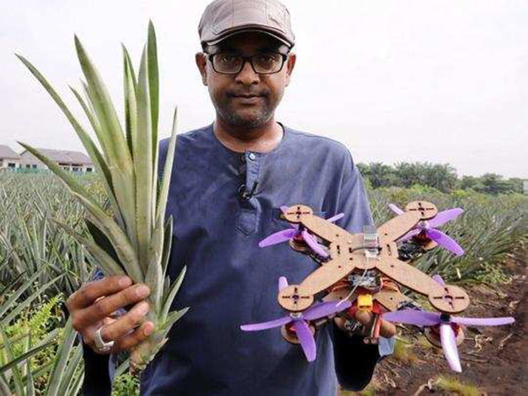 আনারসের পাতার ড্রোন: অবাক বিশ্ব
