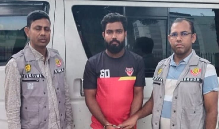 ঢাকা উত্তর ছাত্রলীগের সহ-সাধারণ সম্পাদক শাহীন গ্রেপ্তার