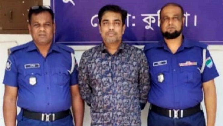 কুষ্টিয়ায় নাশকতার মামলায় যুবলীগ নেতা গ্রেপ্তার