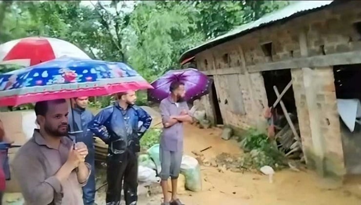 সিলেটে টিলাধস: স্ত্রী ও দুই সন্তানের পর রিয়াজের মরদেহ উদ্ধার