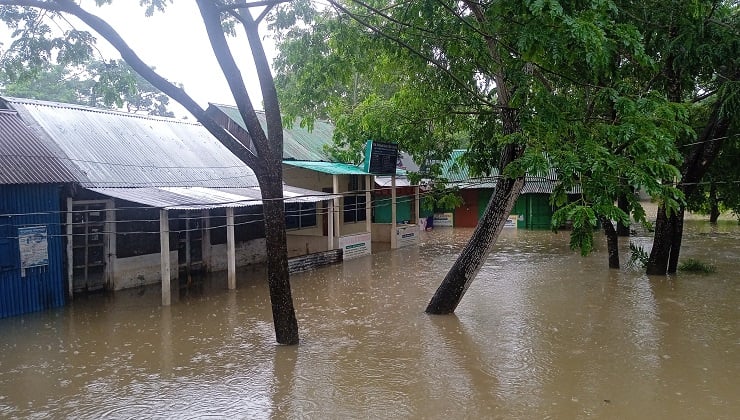 আখাউড়ায় বন্যা পরিস্থিতির অবনতি, ১৯ গ্রাম প্লাবিত