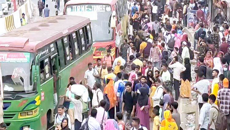 যানজটে নাকাল গাজীপুরের দুই মহাসড়ক