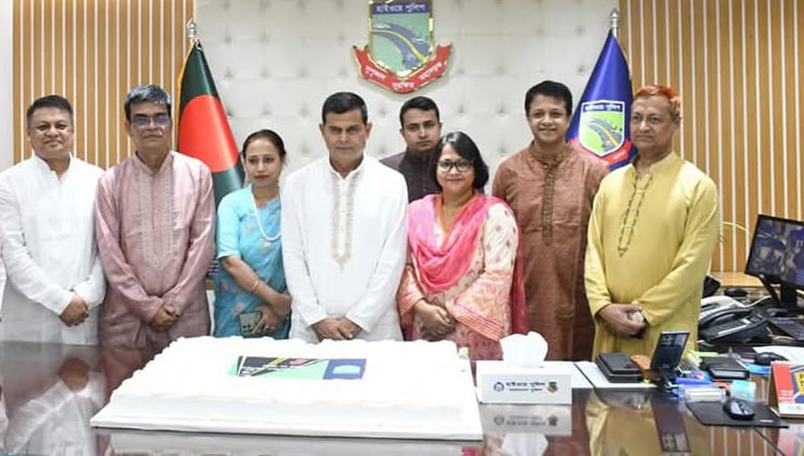হাইওয়ে পুলিশের ২০তম প্রতিষ্ঠাবার্ষিকী উদযাপন