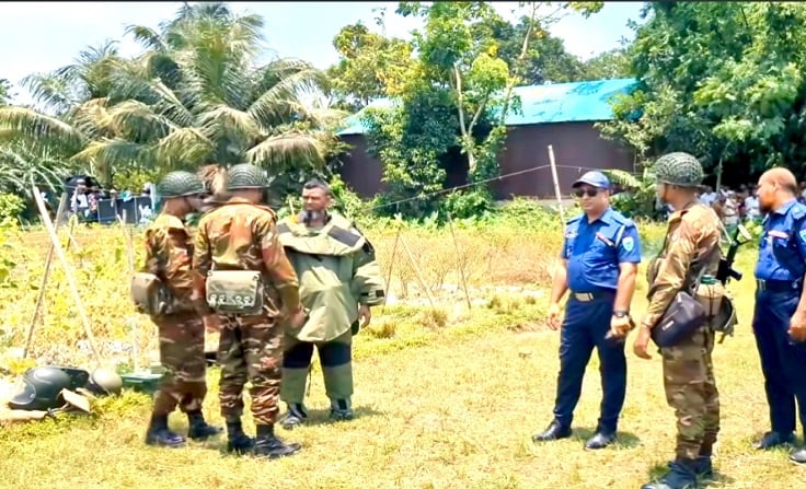 সুনামগঞ্জে গ্রেনেড উদ্ধার, নিষ্ক্রিয় করল সেনাবাহিনী