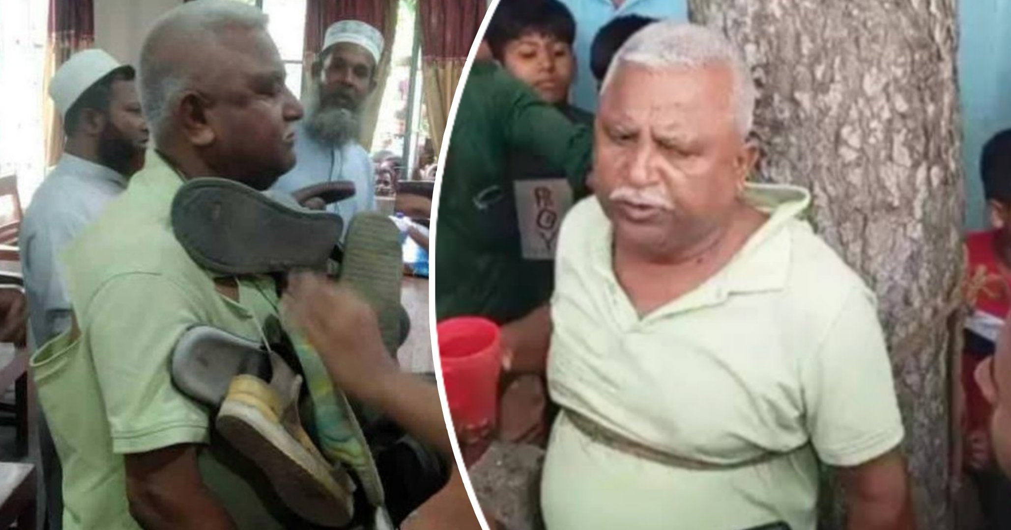 মহানবীকে কটূক্তি: অবসরপ্রাপ্ত স্বাস্থ্য কর্মকর্তাকে গণপিটু‌নির পর জুতার মালা জনতার
