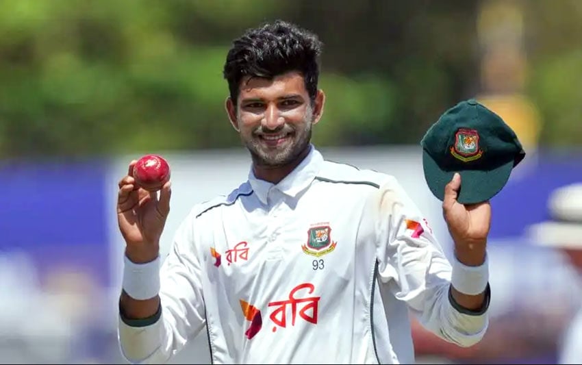 নাঈমের ফাইফারে লিড পেল বাংলাদেশ