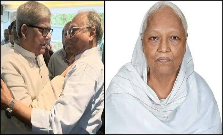 মায়ের মৃত্যুতে মাহমুদুর রহমানের বাড়িতে গেলেন মির্জা ফখরুল
