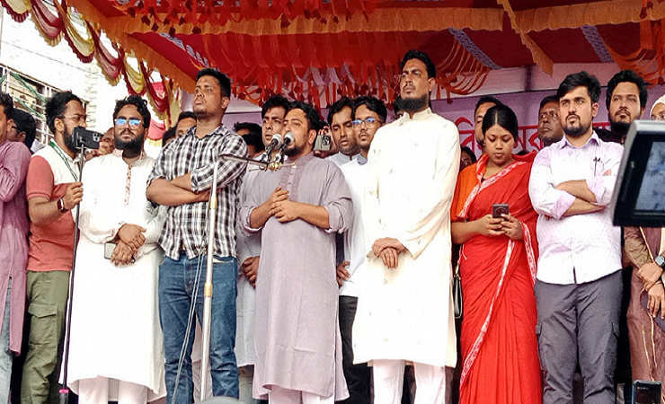 বিচার আর সংস্কার ছাড়া জনগণ নির্বাচন মেনে নেবে না: নাহিদ ইসলাম