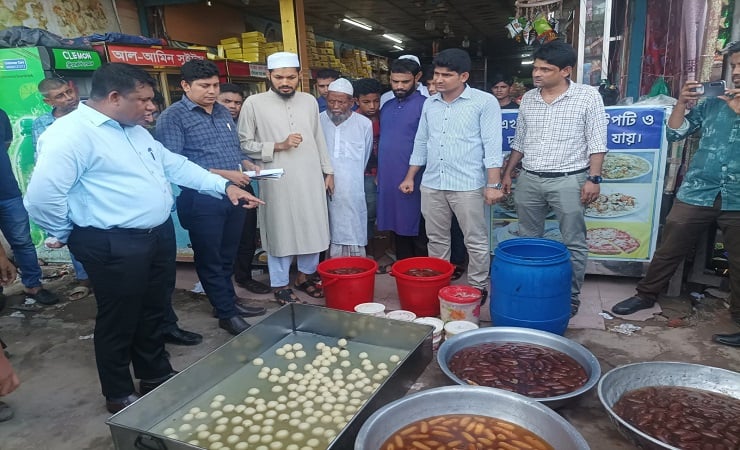 চাটখিলে ৬ প্রতিষ্ঠানকে জরিমানা  