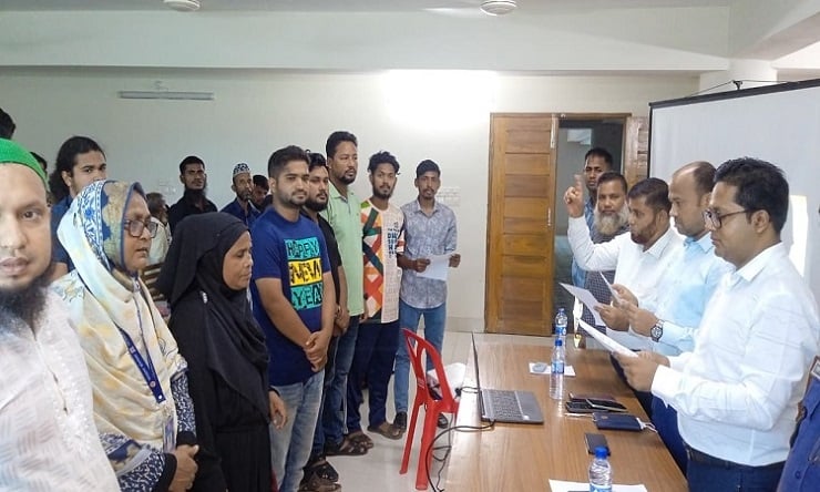 ব্রাহ্মণবাড়িয়া জুলাই পুনর্জাগরণে সমাজ গঠনে শপথ