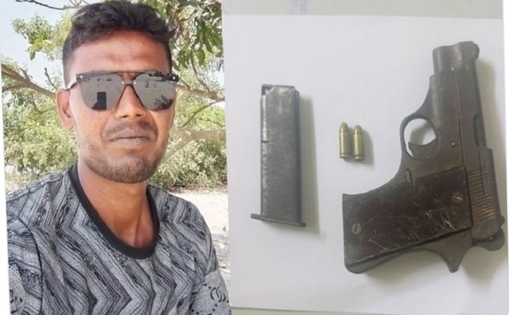 সিরাজগঞ্জে পিস্তলসহ চাঁদাবাজ গ্রেপ্তার