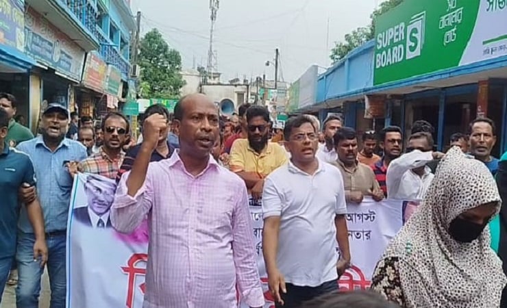গণঅভ্যুত্থানের বর্ষপূর্তিতে কাশিয়ানীতে বিএনপির সমাবেশ