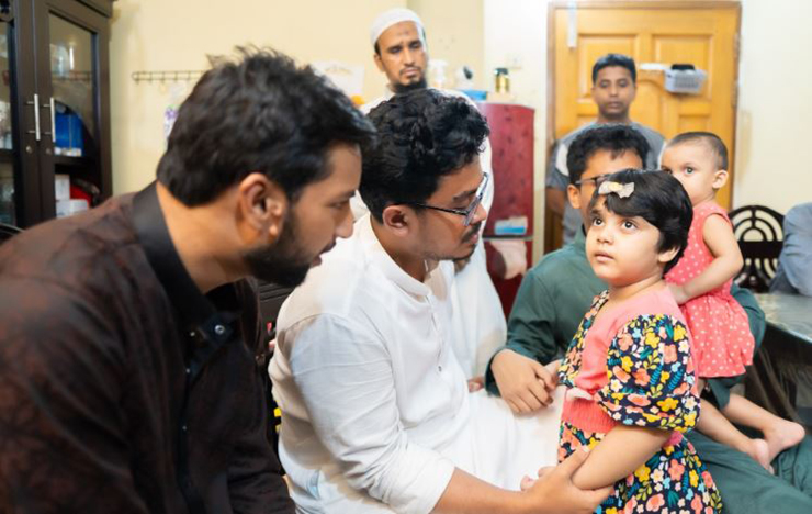 নিহত সাংবাদিকের পরিবারের পাশে ছাত্রশিবির