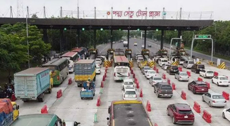 আজ থেকে পদ্মা সেতুতে স্বয়ংক্রিয়ভাবে টোল আদায় শুরু