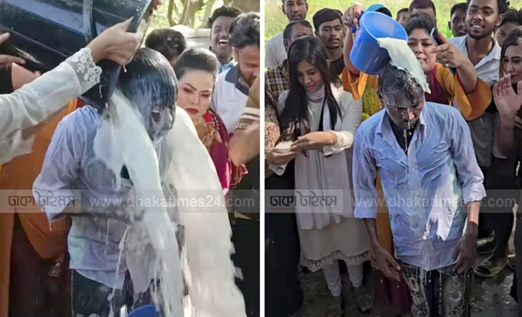 রিয়ামনিকে তালাক দিয়ে দুধে গোসল, ভাইরাল হিরো আলম