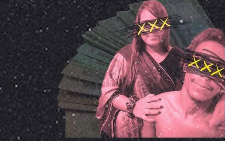 Panjara va uning pornosiga tiqilib qolgan