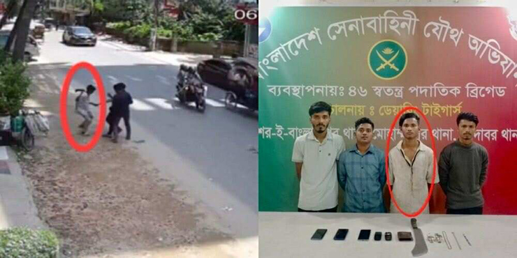 মোহাম্মদপুরে ভাইরাল হওয়া ছিনতাইয়ের মূল হোতা সেনা অভিযানে গ্রেপ্তার