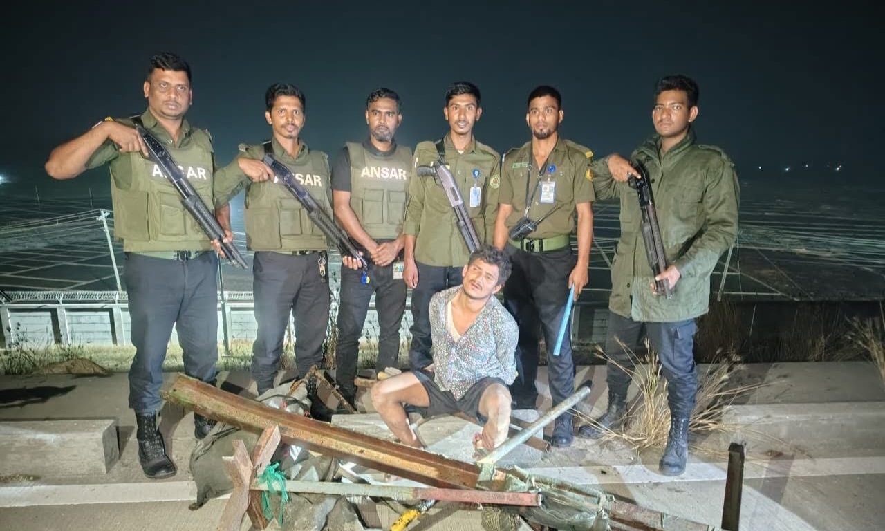 মাতারবাড়ী বিদ্যুৎ প্রকল্পে ডাকাতি চেষ্টা, আটক ১