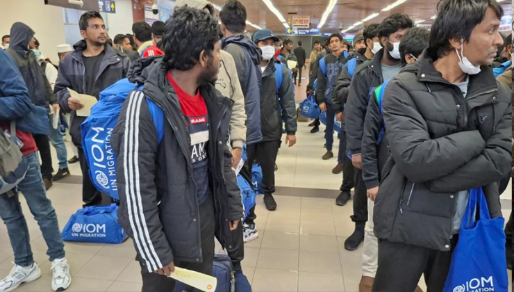 লিবিয়া থেকে দেশে ফিরলেন ১৬৫ বাংলাদেশি