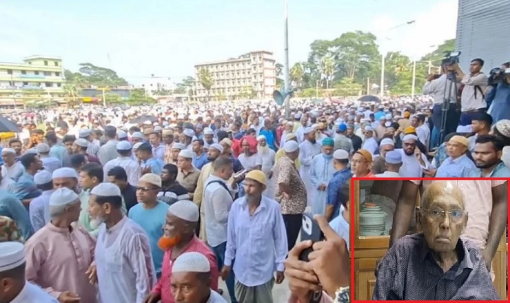 মা ও স্ত্রীর পাশে চিরনিদ্রায় শায়িত তোফায়েল আহমেদ