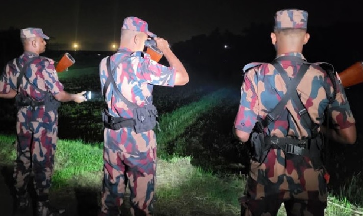 বড়লেখা সীমান্তে বিজিবির গুলিতে ভারতীয় চোরাকারবারি আহত