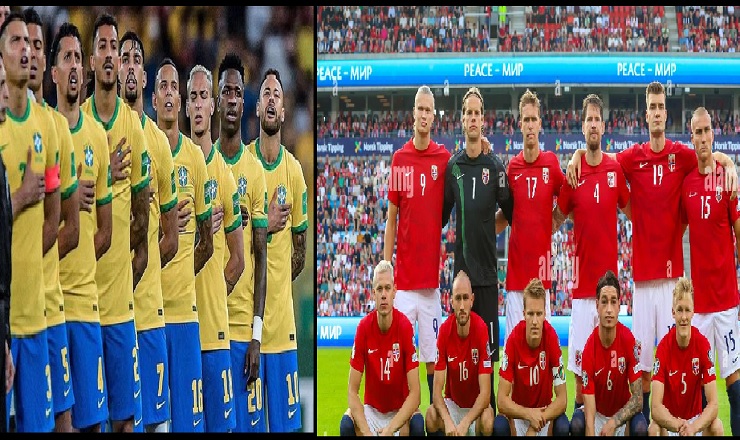 ব্রাজিলের বিপক্ষে এখনো হারেনি নরওয়ে