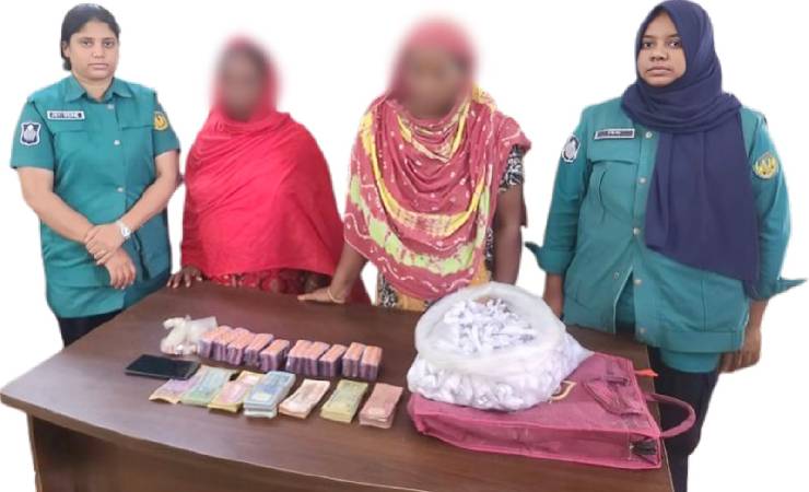 রাজশাহীতে মাদকসহ দুই নারী গ্রেপ্তার