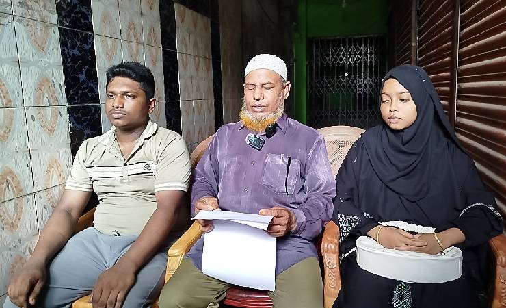 নড়াইলে অপহরণের অভিযোগে সংবাদ সম্মেলন অনুষ্ঠিত