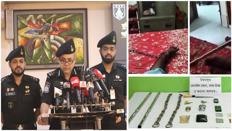 পায়ে শিকল, দিনে একবেলা খাবার, মারধরের সময় বাজাত সাউন্ডবক্স, অতঃপর অপহৃত নিলয়কে উদ্ধার করল র্যাব