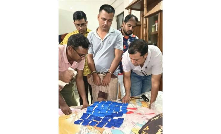 শ্রীপুরে ৮ হাজার পিস ইয়াবাসহ কুখ্যাত মাদক ব্যবসায়ী গ্রেপ্তার