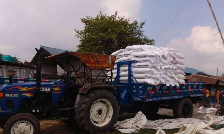 দিনাজপুরে গুদাম থেকে ২১৭ বস্তা সার জব্দ, আটক ১