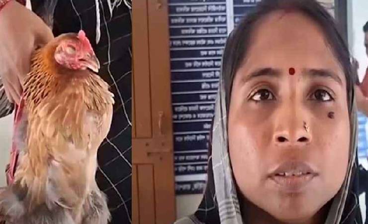 বগুড়ায় আহত মুরগি নিয়ে বিচারের দাবিতে থানায় গৃহবধূ