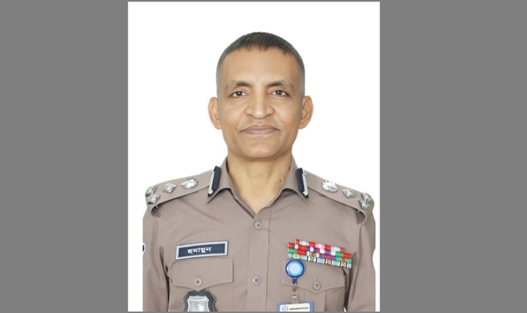 পুলিশ হেডকোয়ার্টার্সে ডিআইজি হুমায়ুন কবীরকে পদায়ন