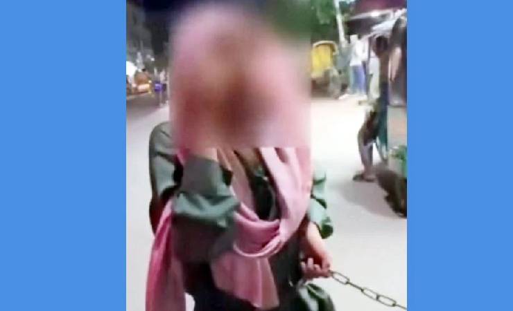 সিলেটে ‘চুরির অভিযোগে’ কিশোরীর কোমরে শিকল, রাস্তায় টেনে নির্যাতন