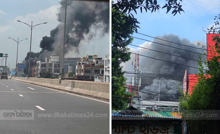 ধানমন্ডি ২৭ ও মহাখালীতে আগুন, নিয়ন্ত্রণে ফায়ার সার্ভিস