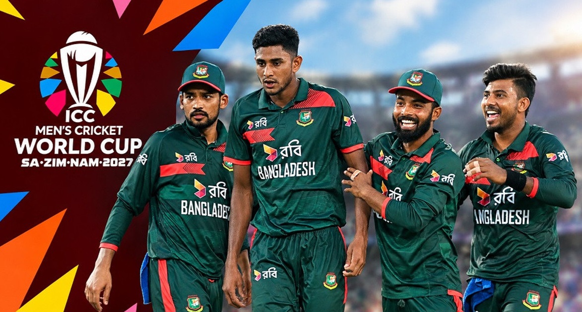 ২০২৭ বিশ্বকাপের পূর্ণাঙ্গ সূচি প্রকাশ, কবে কার বিপক্ষে খেলবে বাংলাদেশ